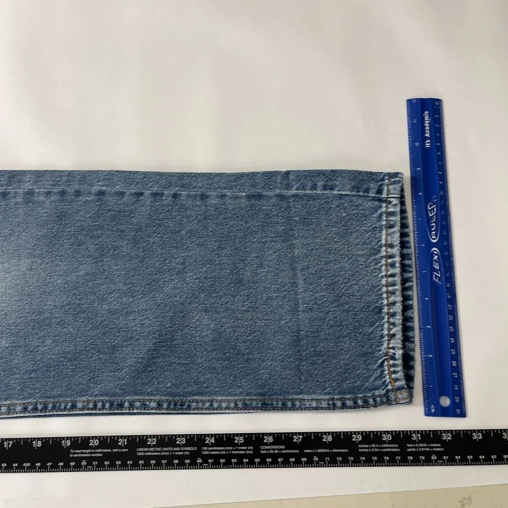 Levis 565 Jeans Mens 30x32 Blue Loose Straight Lightweight Denim Y2K Grunge NEW
